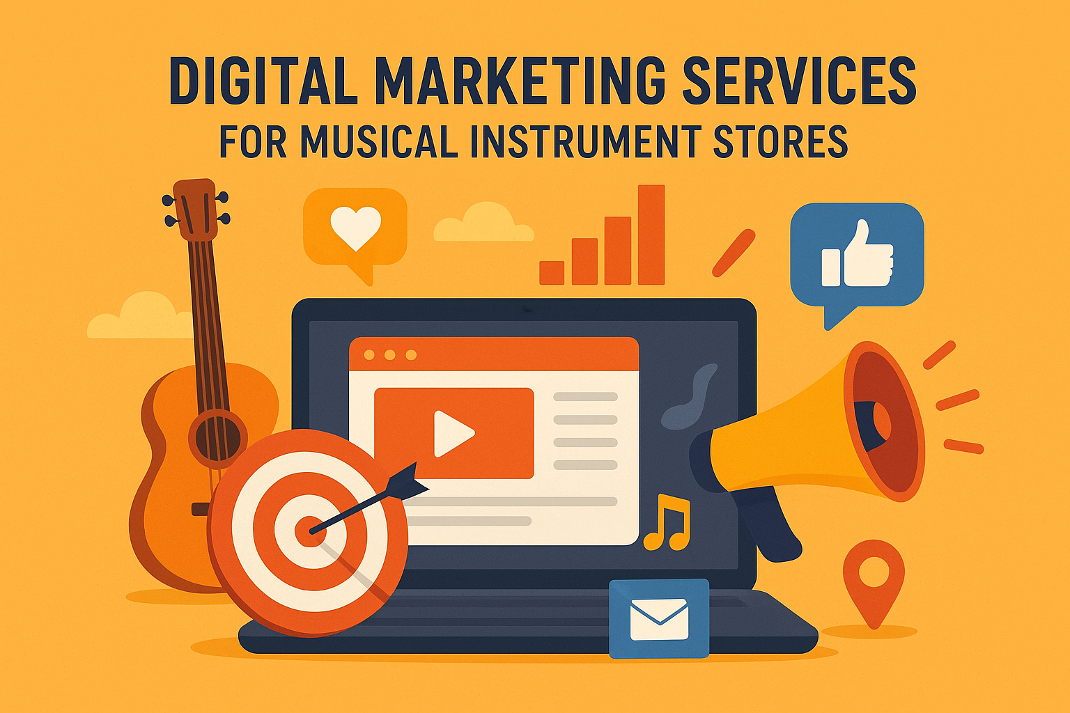Digital Marketing Services for Musical Instrument Stores