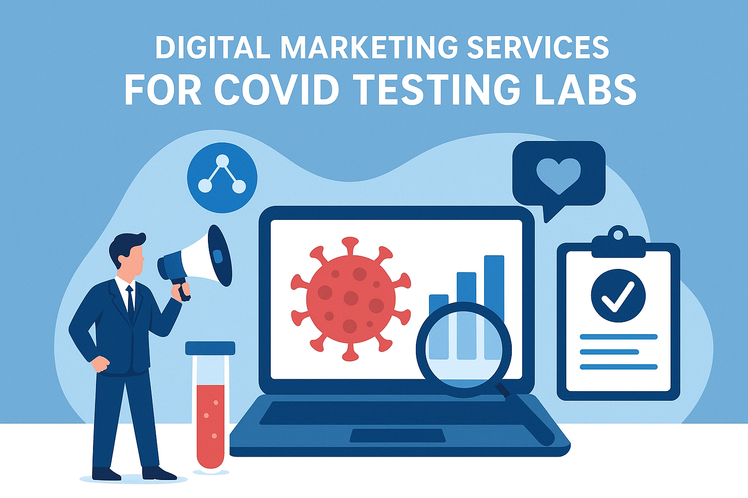 Digital Marketing Services for COVID Testing Labs