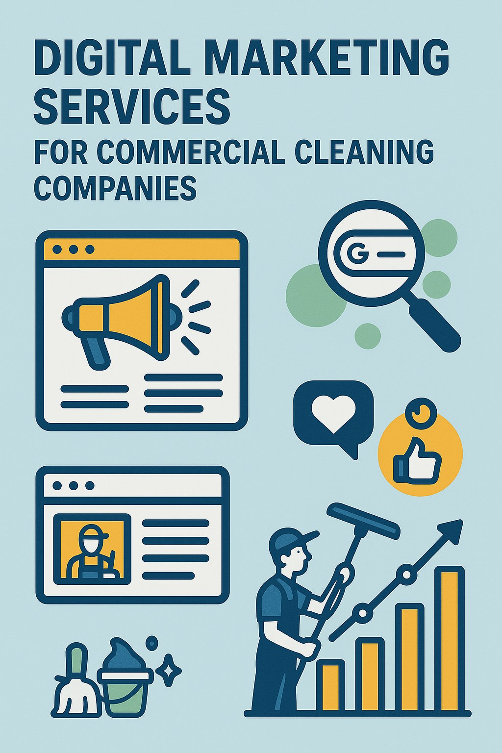 Digital Marketing Services for Commercial Cleaning Companies