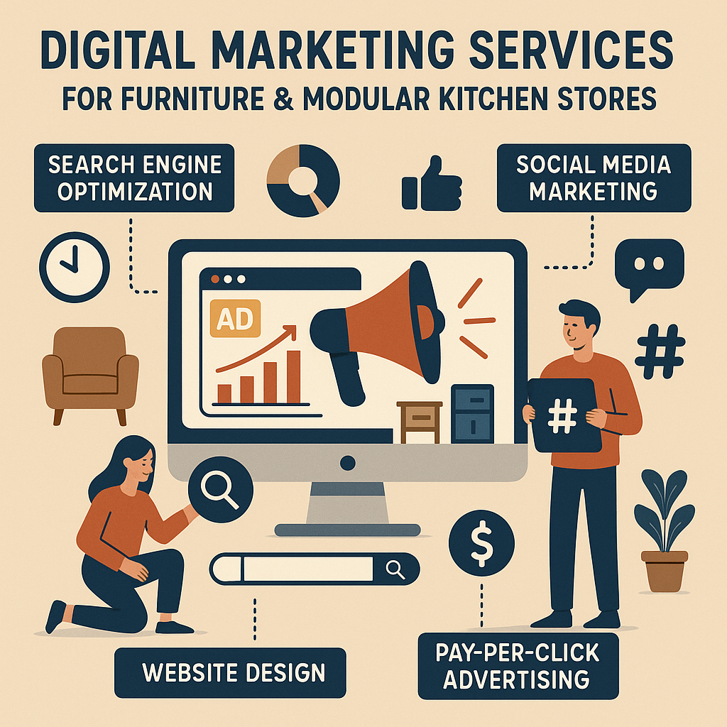 Digital Marketing Services for Furniture & Modular Kitchen Stores