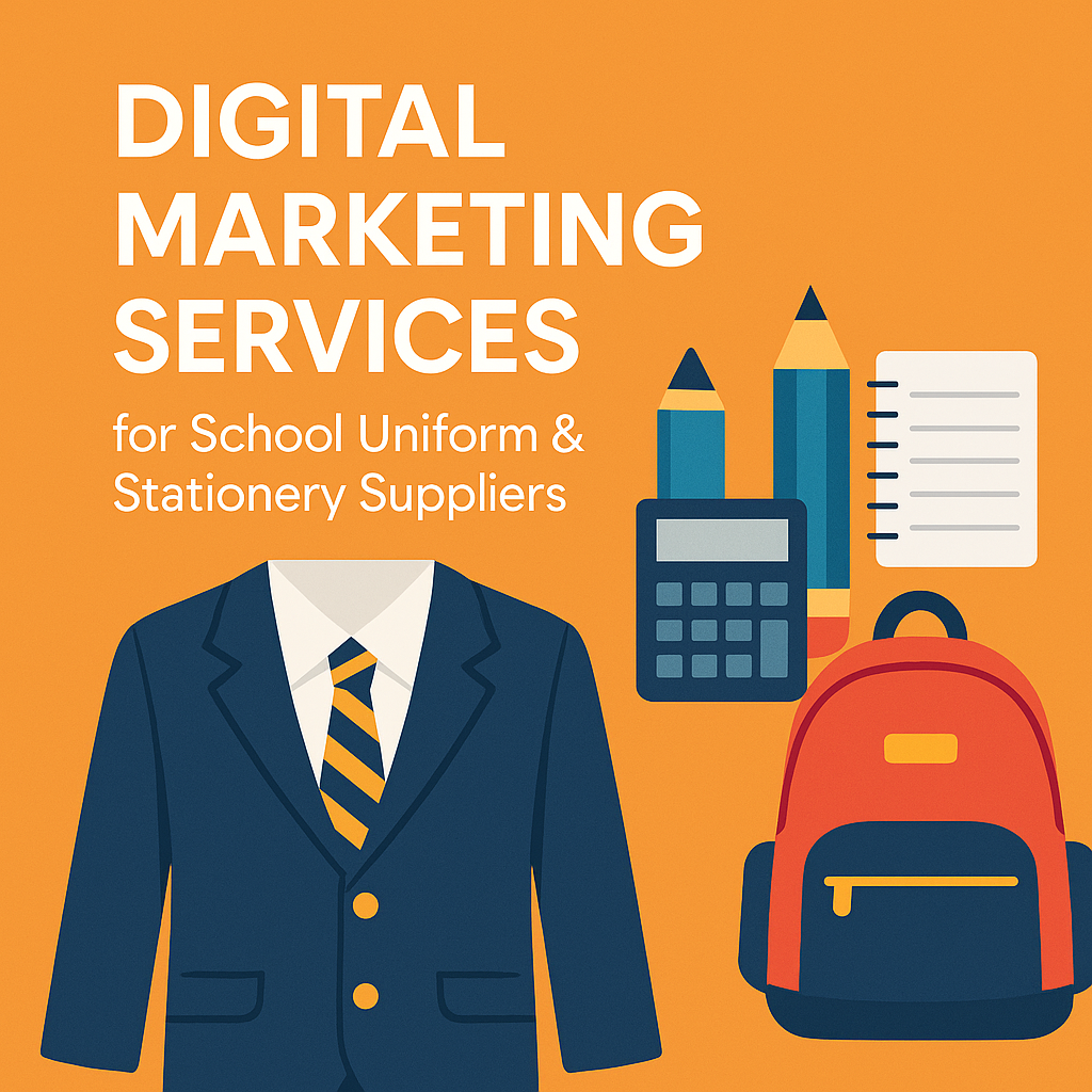 Digital Marketing services for School Uniform or Stationery Suppliers