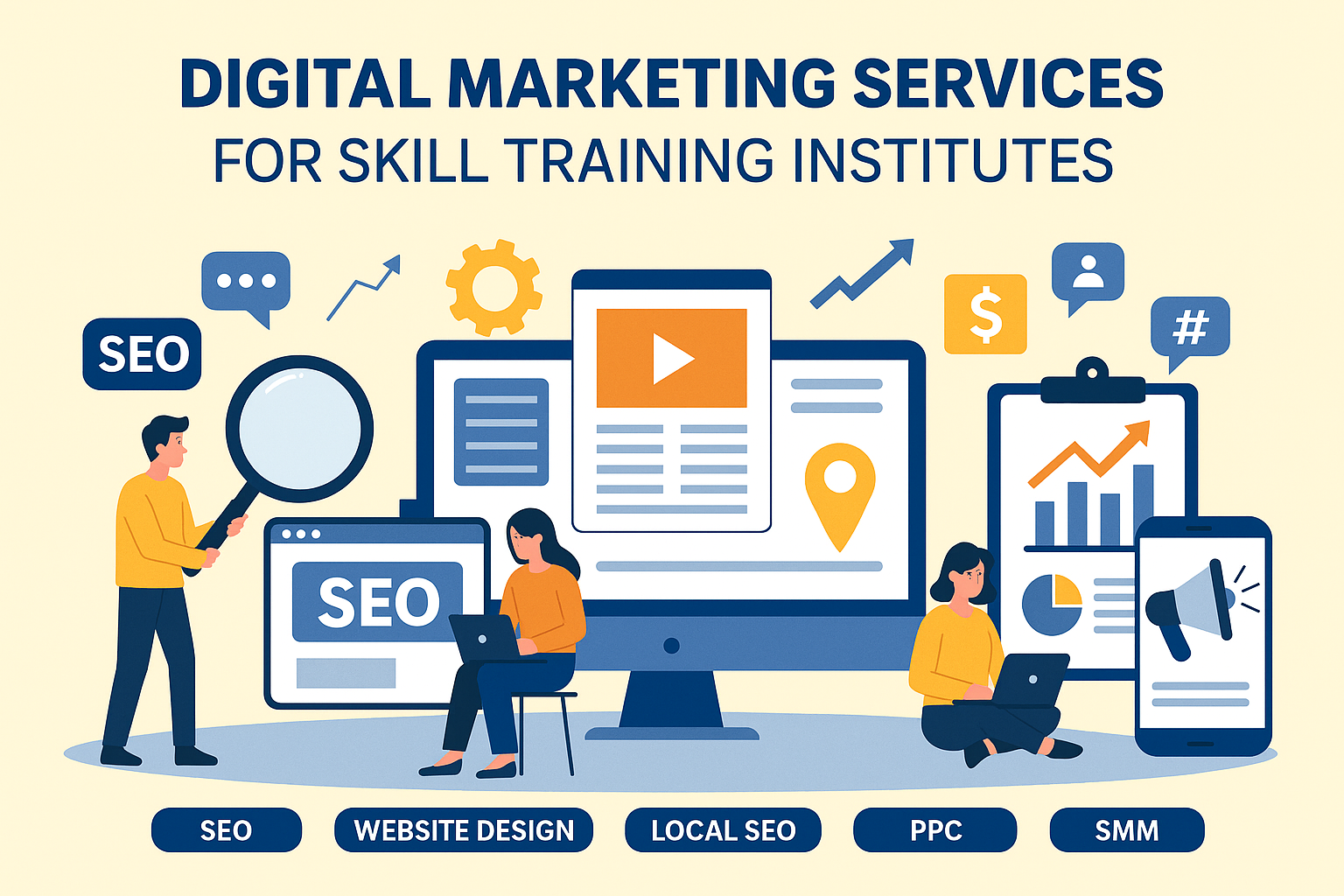 Digital Marketing services for Skill Training Institutes