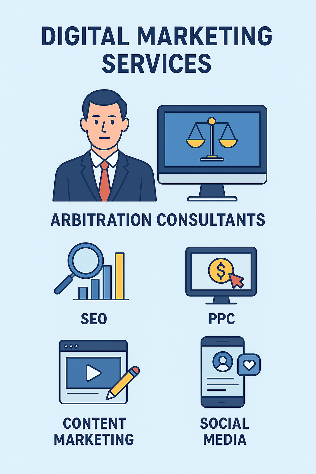 Digital Marketing Services for Arbitration Consultants