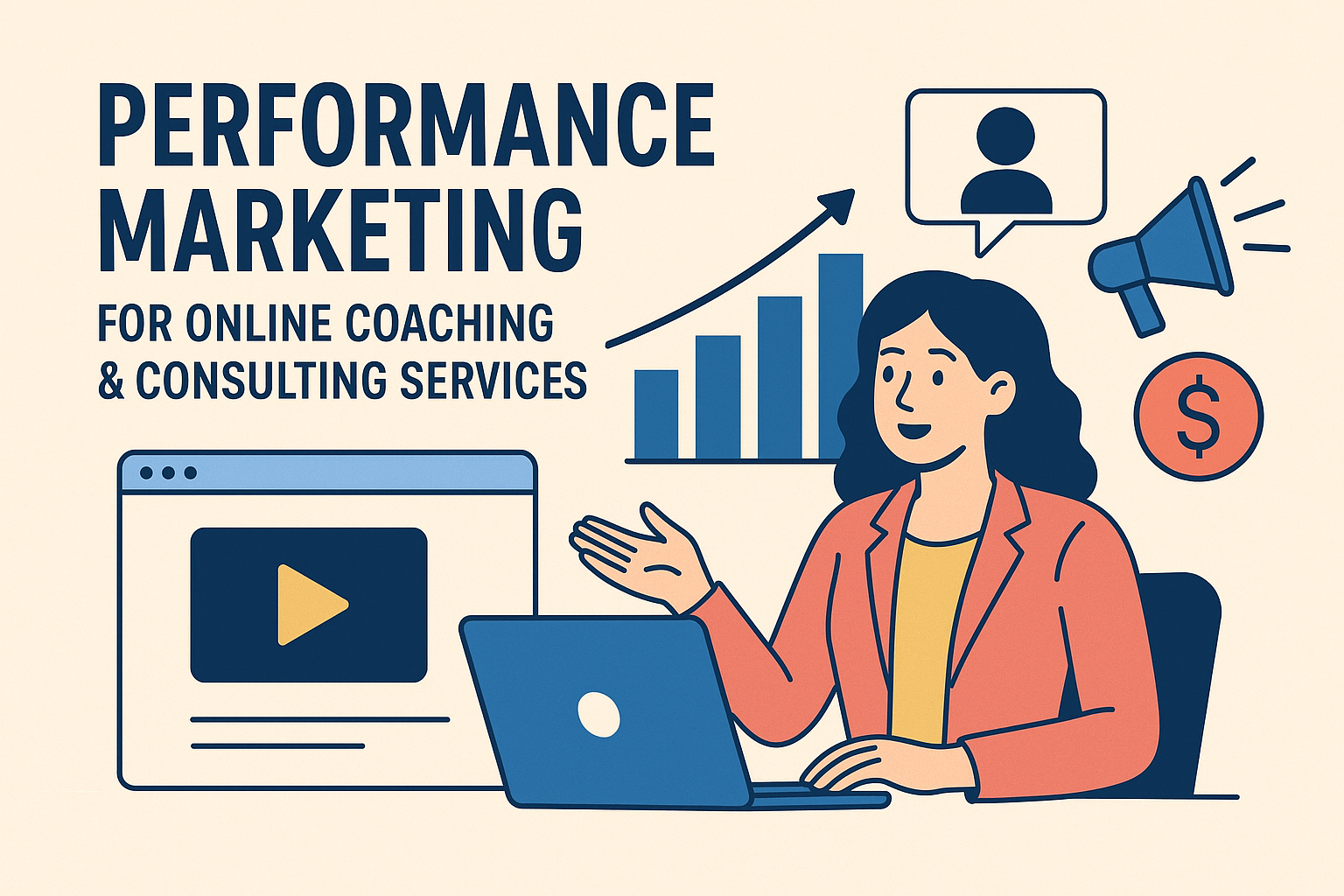 Performance Marketing for Online Coaching & Consulting Services