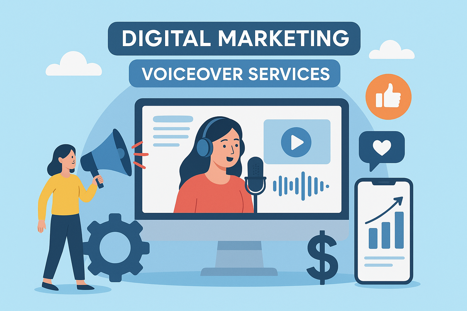 Digital Marketing Services for Voiceover Artists